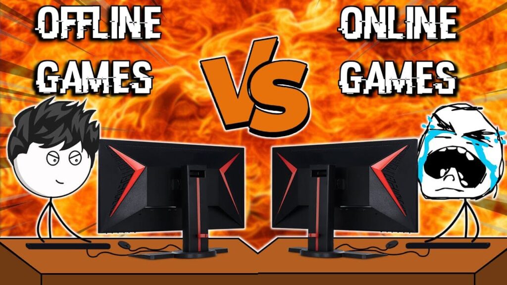 Online Versus Real Game